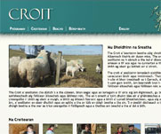 TV series detailing a year in the life of five crofters Croit