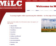 The website of the Murray International Language Centre. MiLC