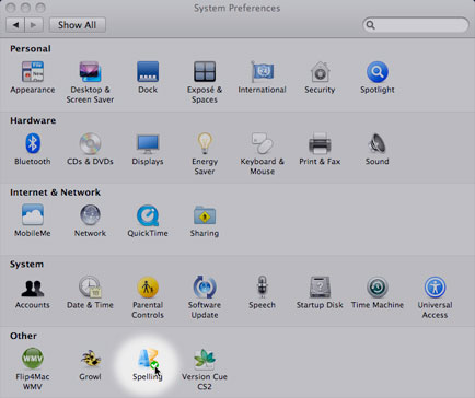 System Preferences (Mac OS X)